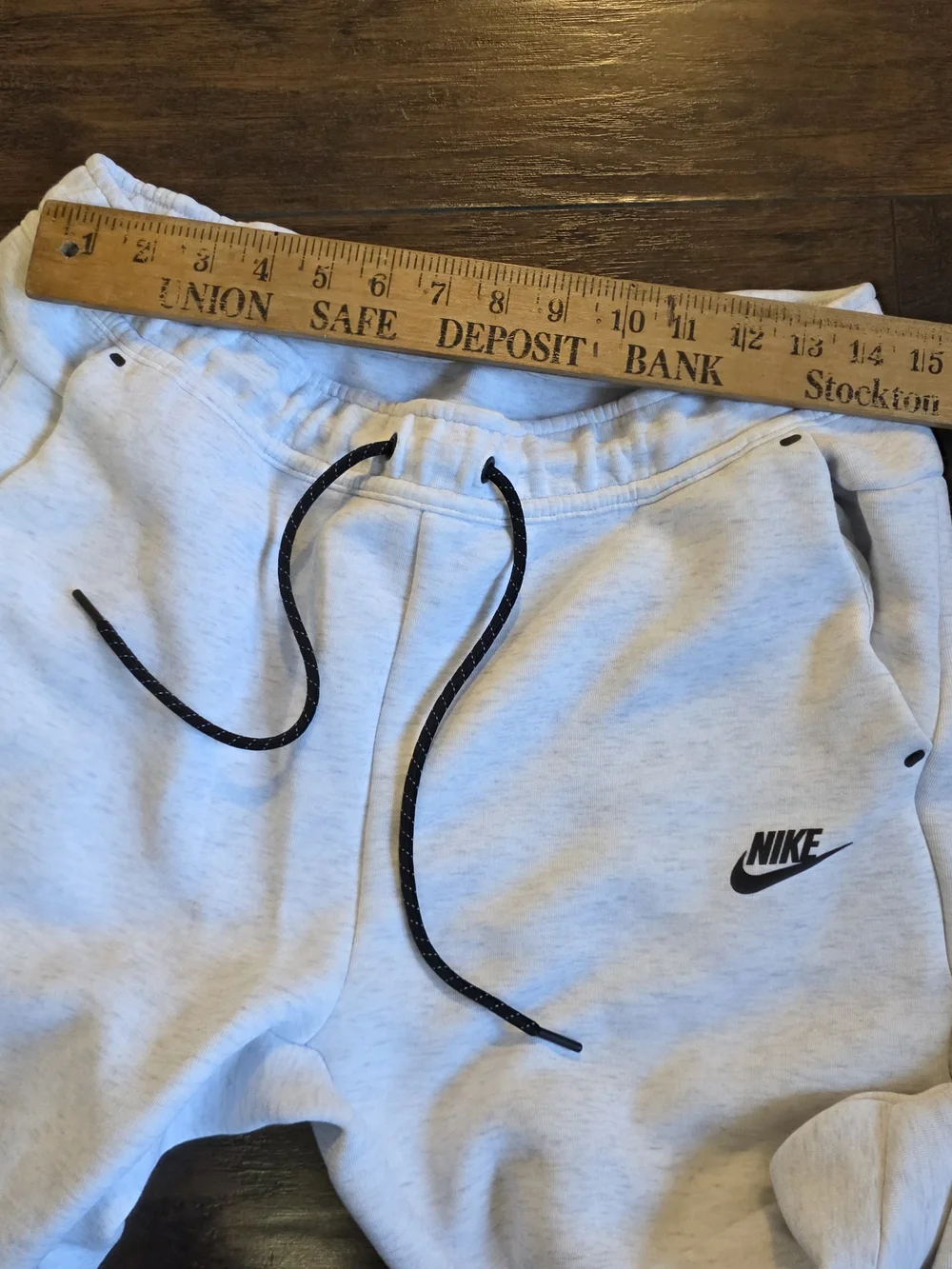 Nike Kids' Light Gray Fleece Jogger Pants